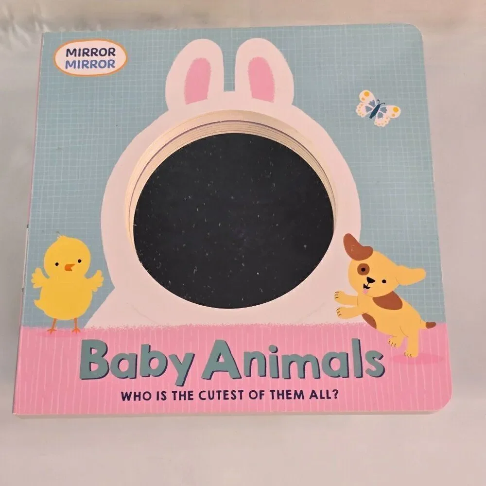 3 Mirror Mirror Board Books Wild Animals Farm Animals Baby Animals